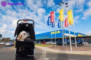 Does IKEA allow dogs in strollers