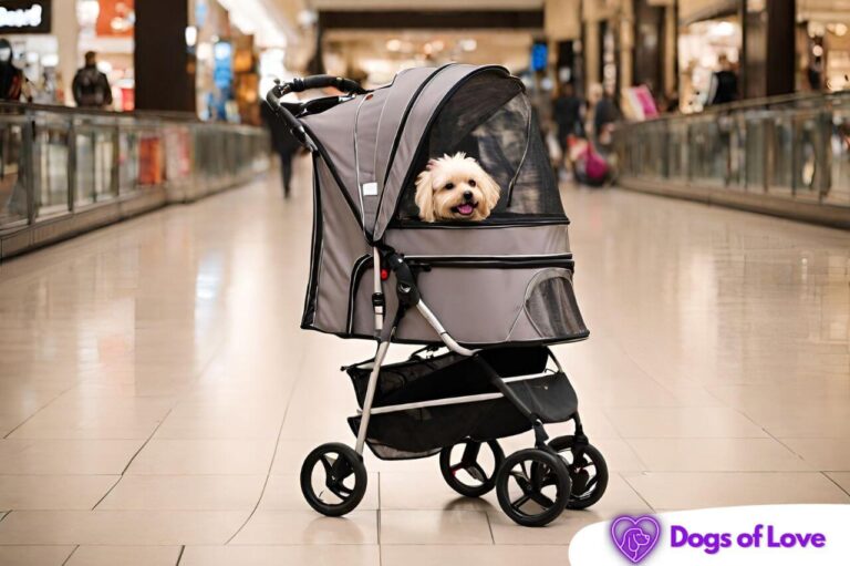 Can I take my dog to the mall in a stroller